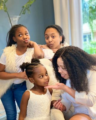 Mackenzie Henson with her sisters, Ella, Teya, and Ren Roberts. 